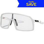 Oakley Sutro Polish White Clear Lens Sunglasses